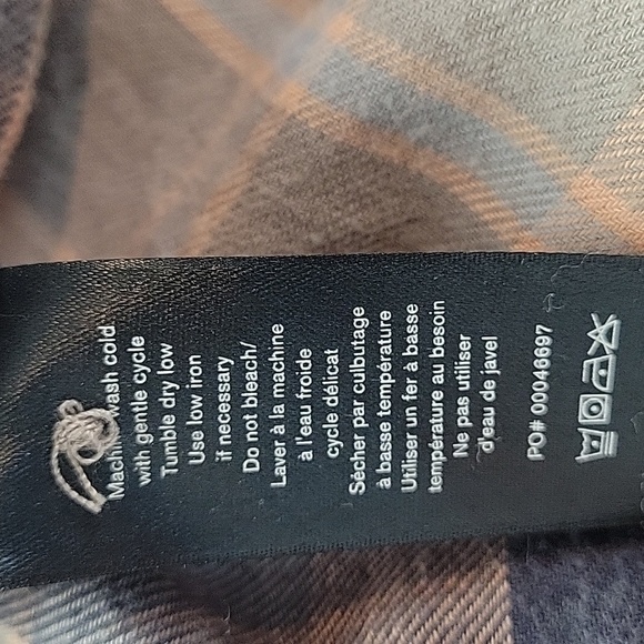 Rag & Bone Cruz Shirt Classic Fit Pink Plaid Flannel - Picture 8 of 10